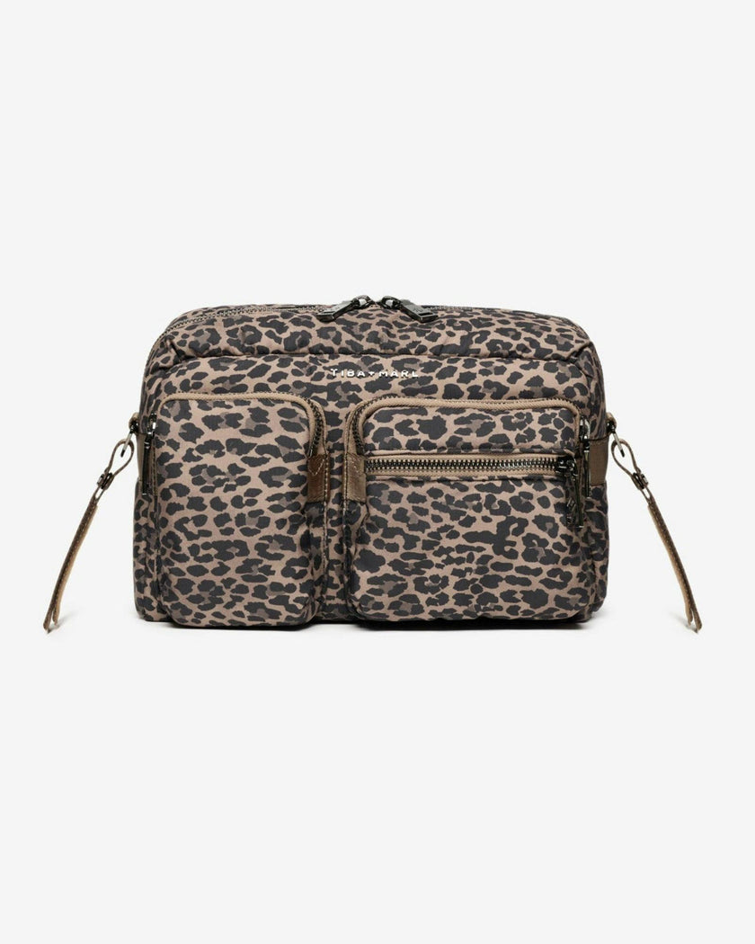 Axel Buggy Organiser / Changing Bag Brown Tonal Leopard