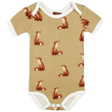 Gold Organic Cotton Short Sleeve One Piece