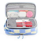 Oz Daypack Backpack with Doodle Large Pencil Case in Wiggle Blue