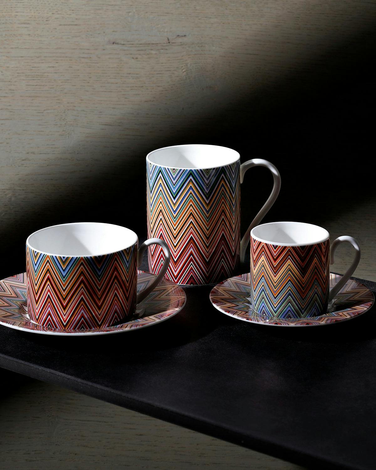 Mug Cup ZIG ZAG in Luxury Box Jarris 156 diam. 3