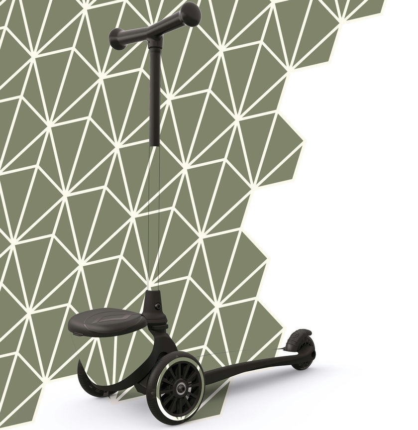 Highwaykick 2 Lifestyle Scooter Green Lines