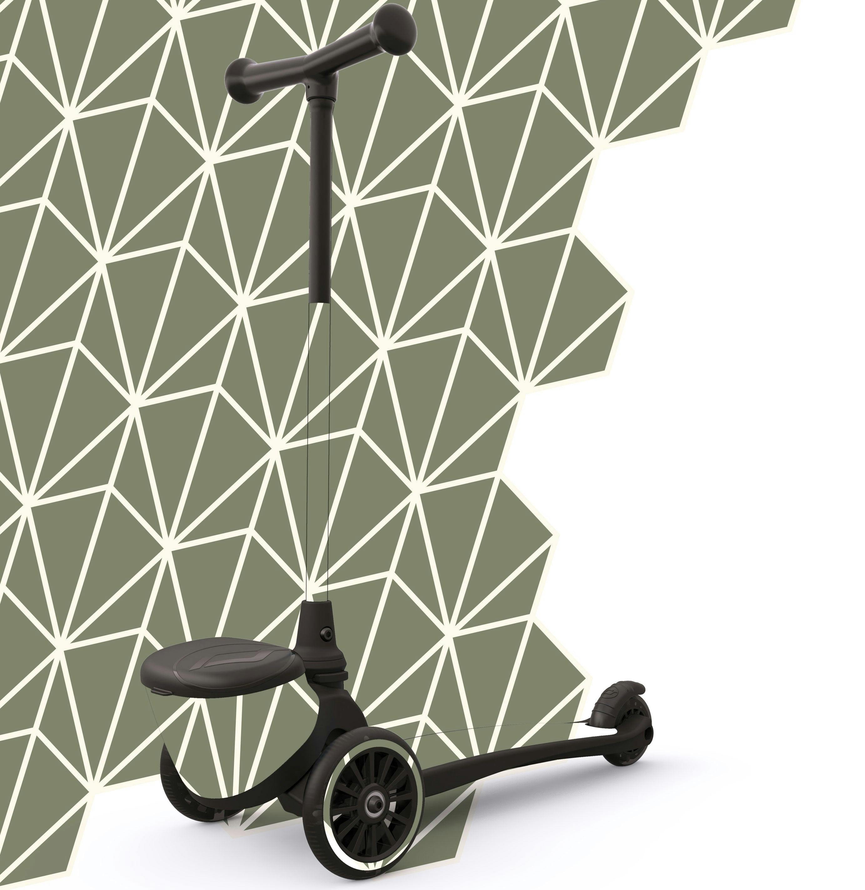 Highwaykick 2 Lifestyle Scooter Green Lines