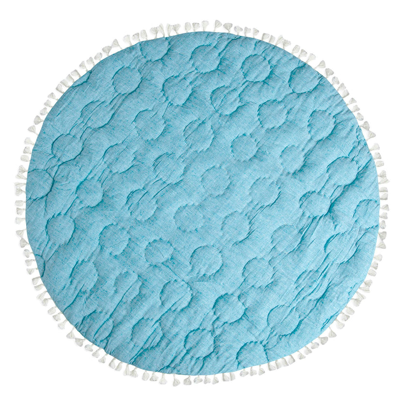Caspian Whale Cotton Quilted Baby Play Mat