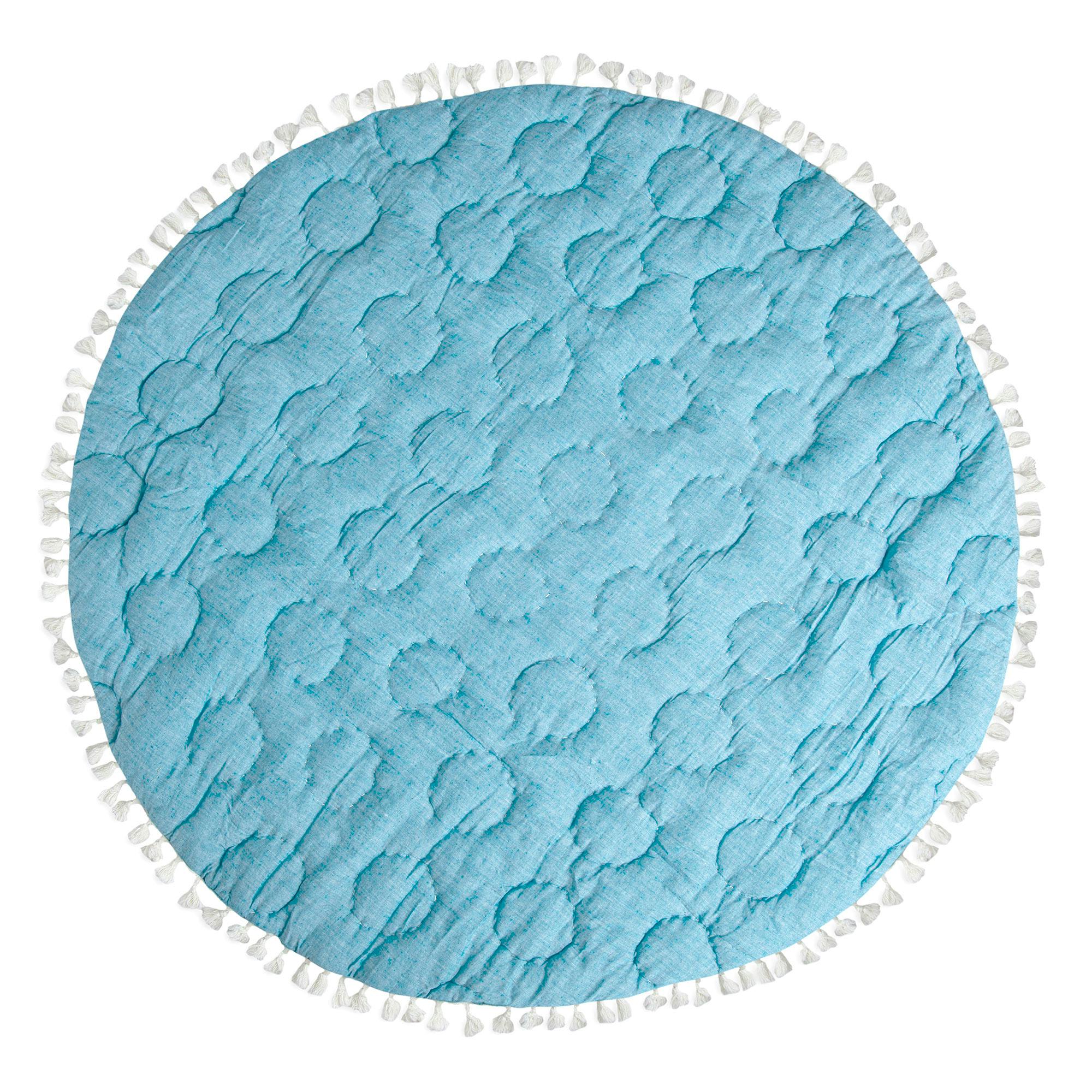 Caspian Whale Cotton Quilted Baby Play Mat