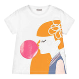 White Bubblegum Graphic T-Shirt
