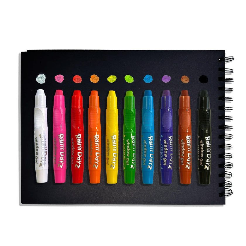 Rainy Dayz Window Watercolor Gel Crayons - Set of 10