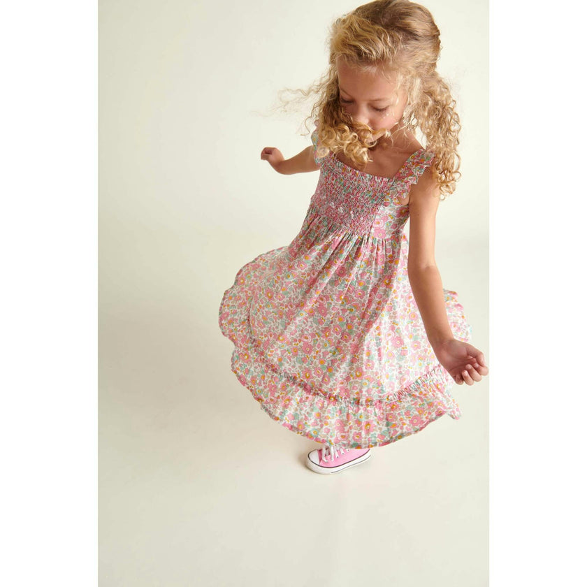 Made With Liberty Print Baby Dress Paz