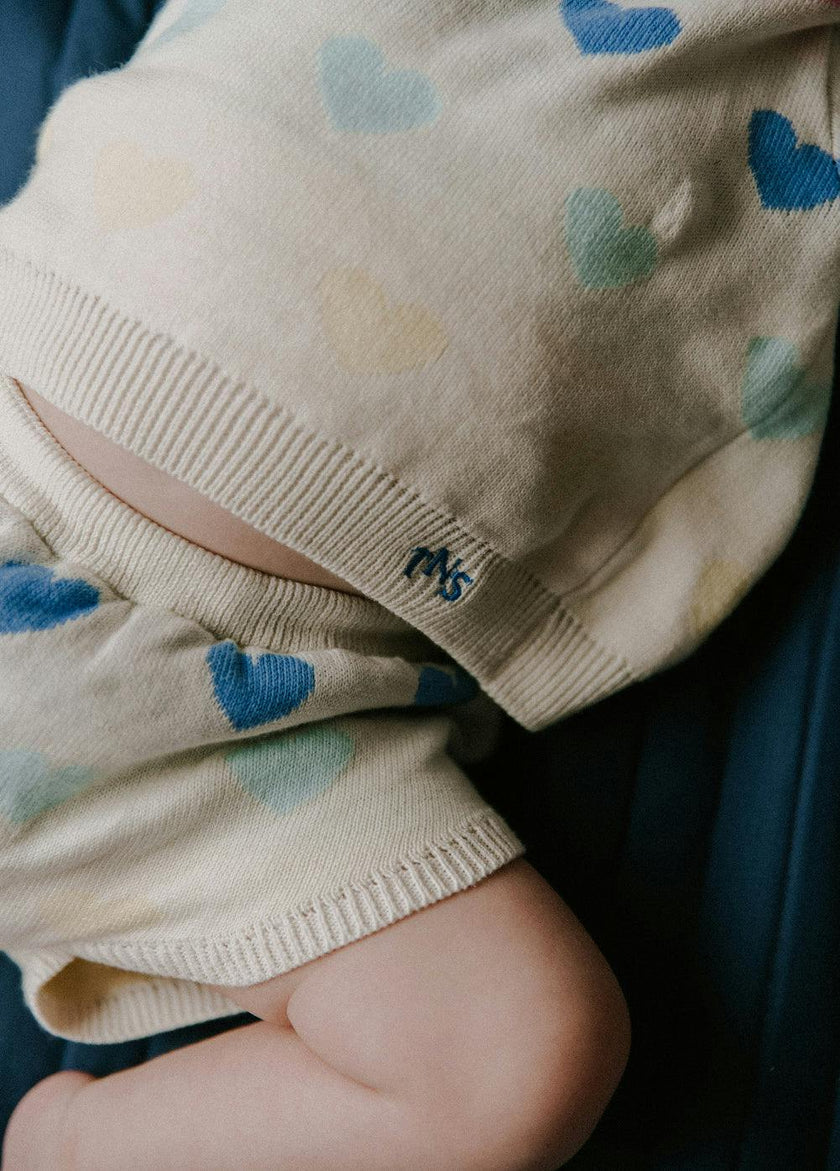 Pinpilin Baby Jumper Multicolor Hearts
