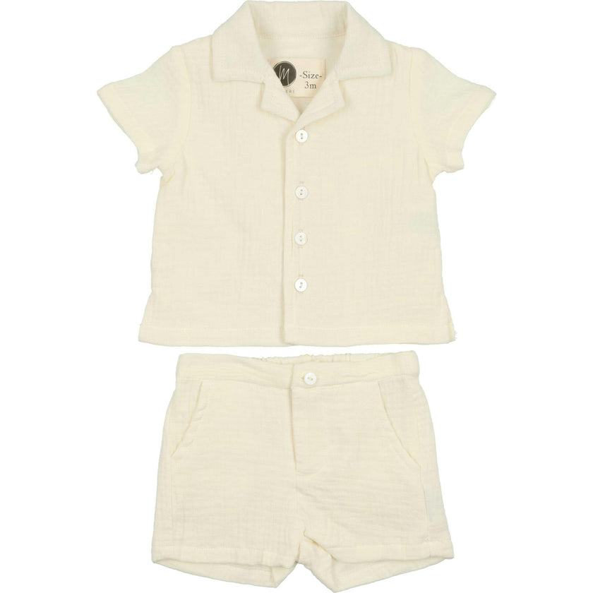 Gauze Shorts Set