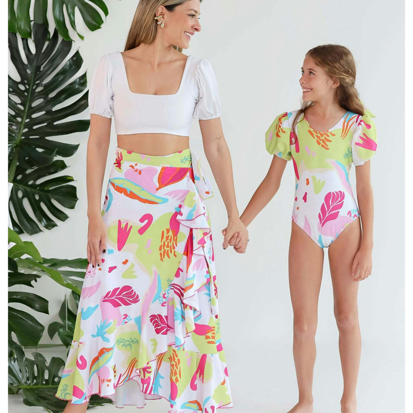 Women's Wrap Skirt - Viva Print