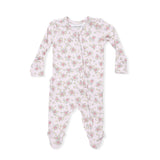 Edith's Rose Garden - 2 Way Ruffle Back Zipper Footie