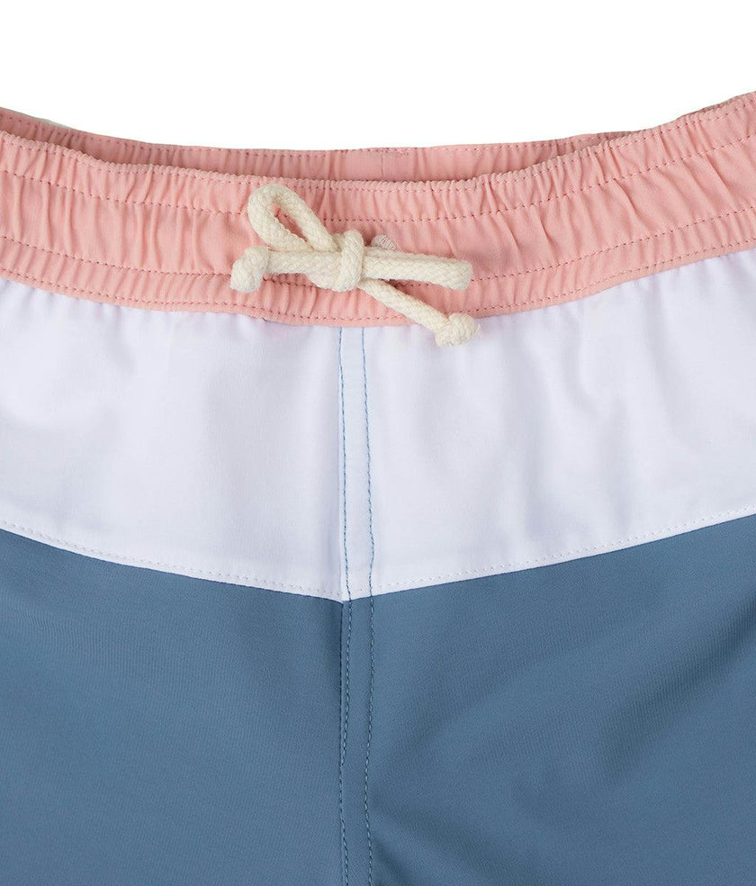 Men's Swim shorts Harry - Light Blue and Pink