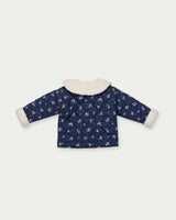 Molly Baby Quilted Jacket - Ditsy Bouquet Navy