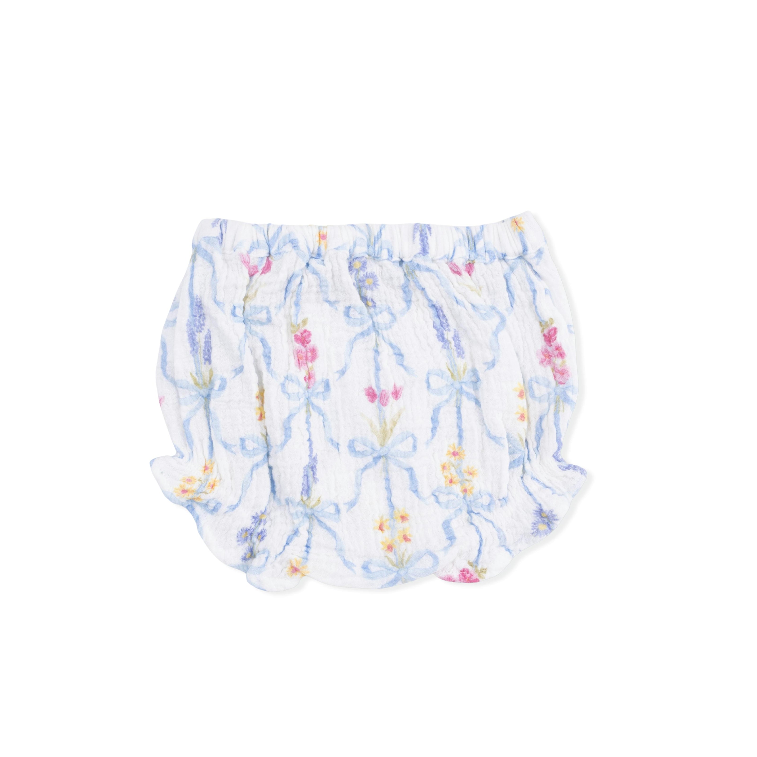 Ribbon Bouquets - Ruffle Back Top and Bloomer