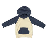 Boys Raglan Hoodie in Nightfall Blue