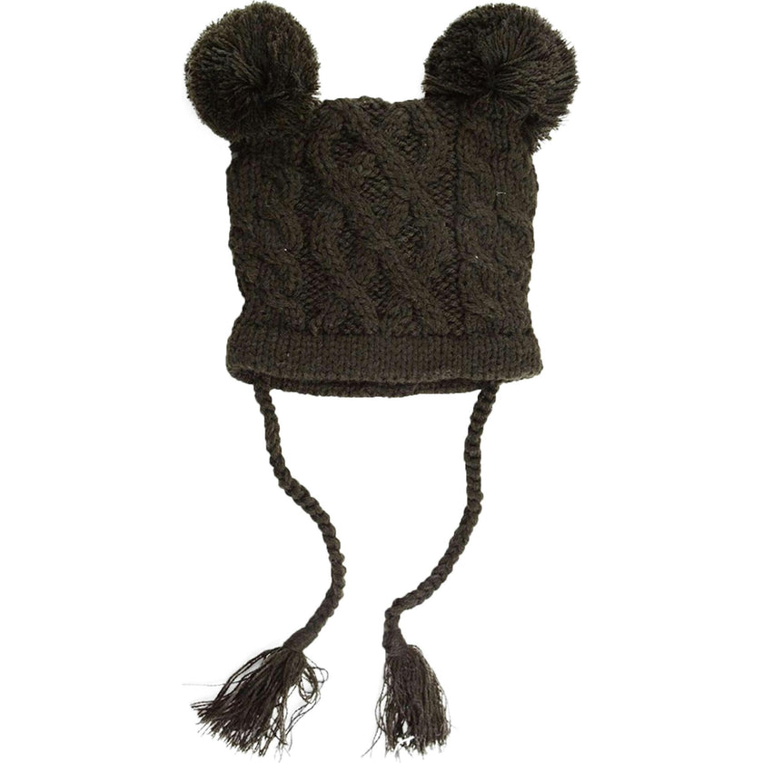 Quinn Cable Pom Pom Knit Hat