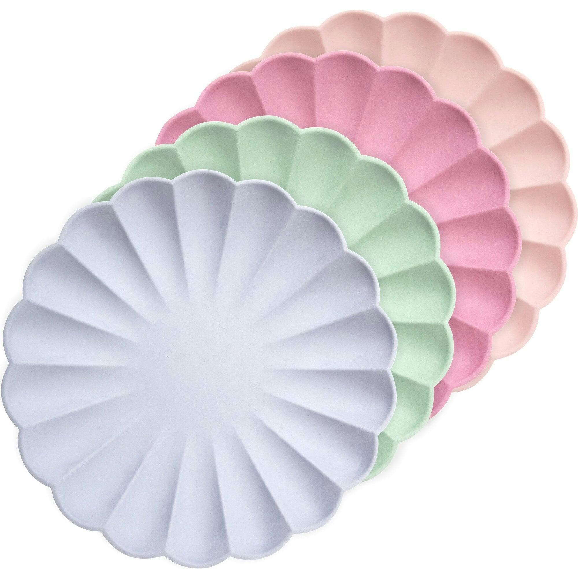 Mixed Simply Eco Plates Large
