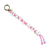 Girl Mom Keychain Bag Charm, Pink