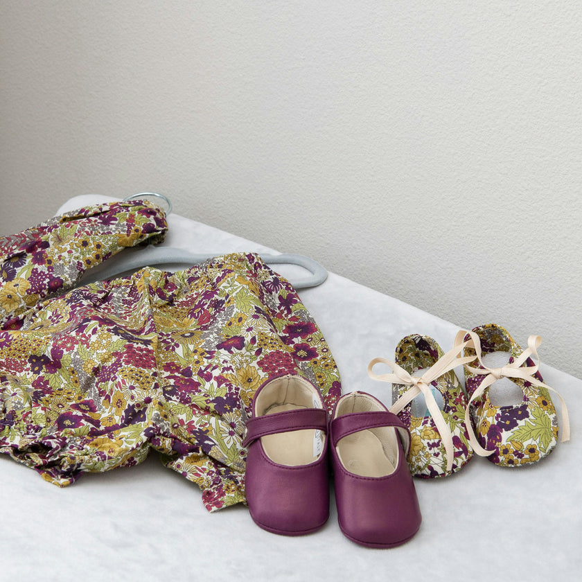 Little Royals Leather Booties Matilde - Mauve
