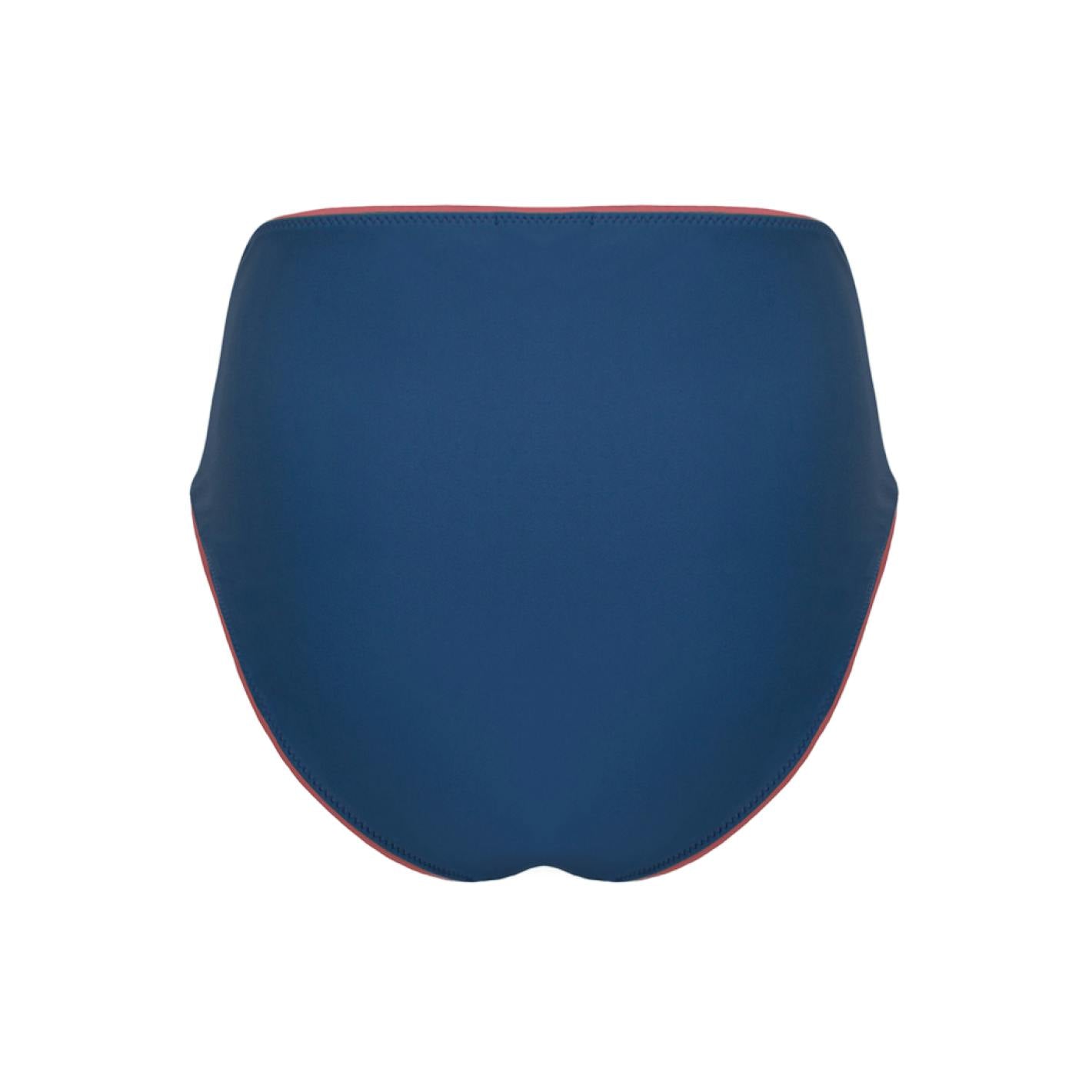 women's newport navy high waist bikini bottom