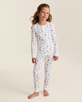 Kid's Pima Snug Fit Pajama Set in Woof de Noël
