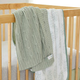 QUINN Reversible Light Weight Quilted Baby Blanket