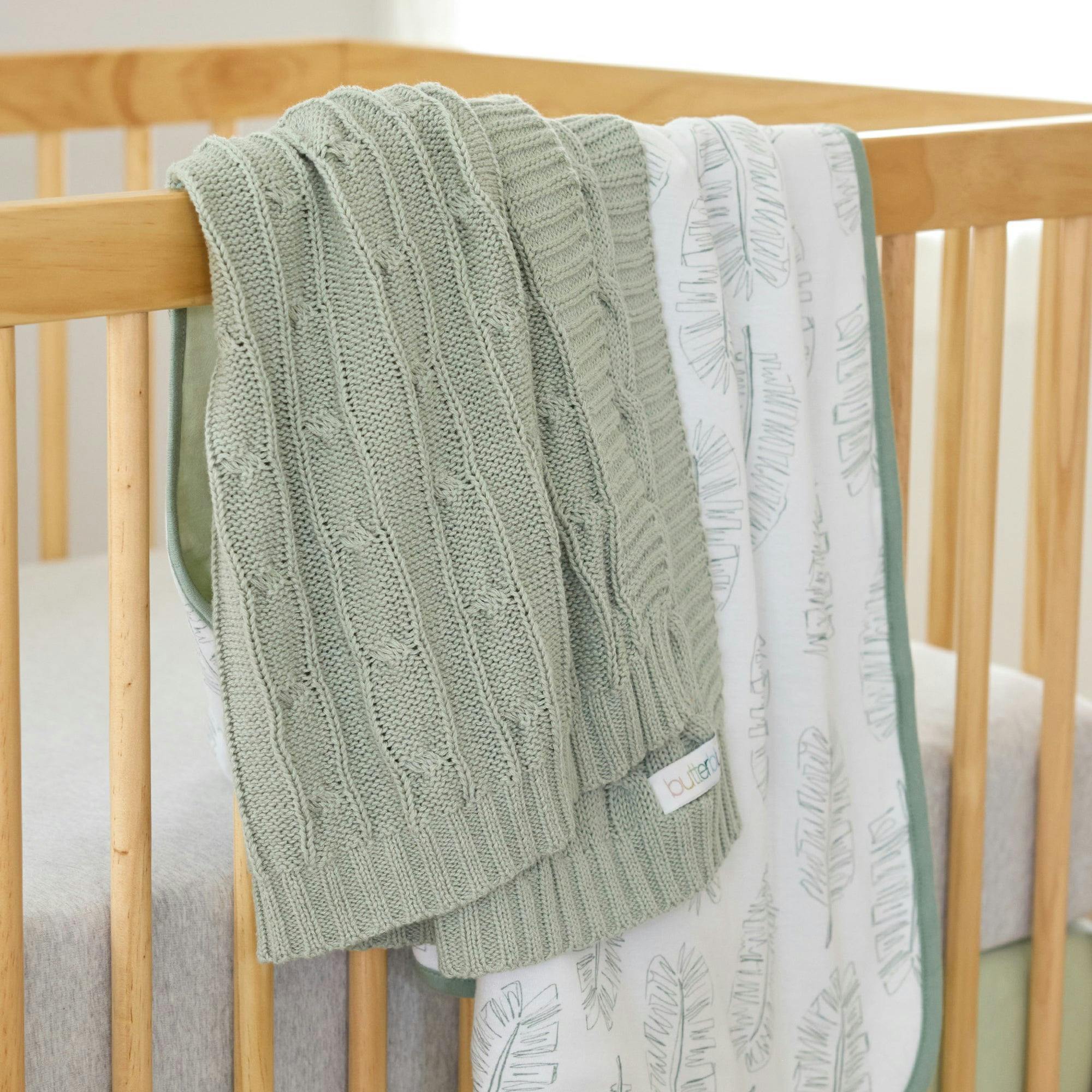 QUINN Reversible Light Weight Quilted Baby Blanket