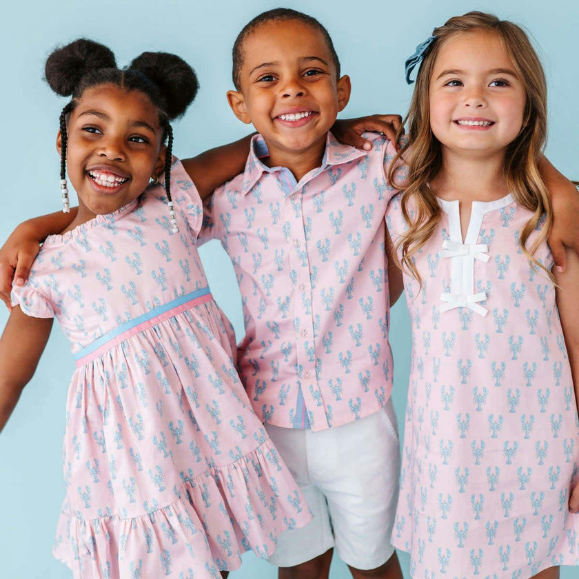 Pastel Pincers Shift Dress