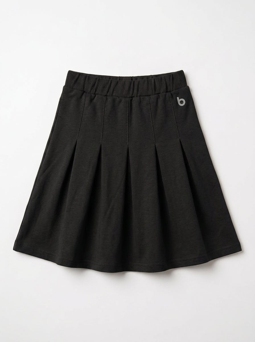 Pleated Sweat Skirt