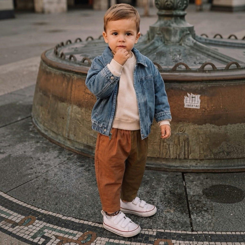 Let’s Go For A Stroll Lightweight Denim Zip Jacket