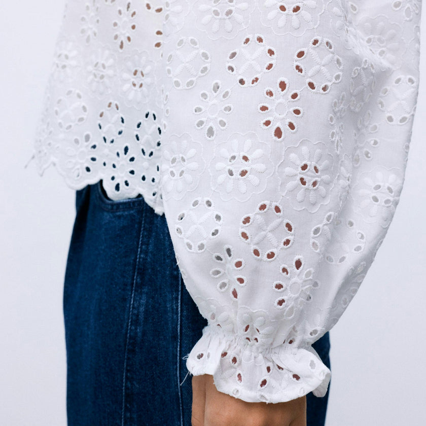 Sakura Woman Blouse Pure Cloud