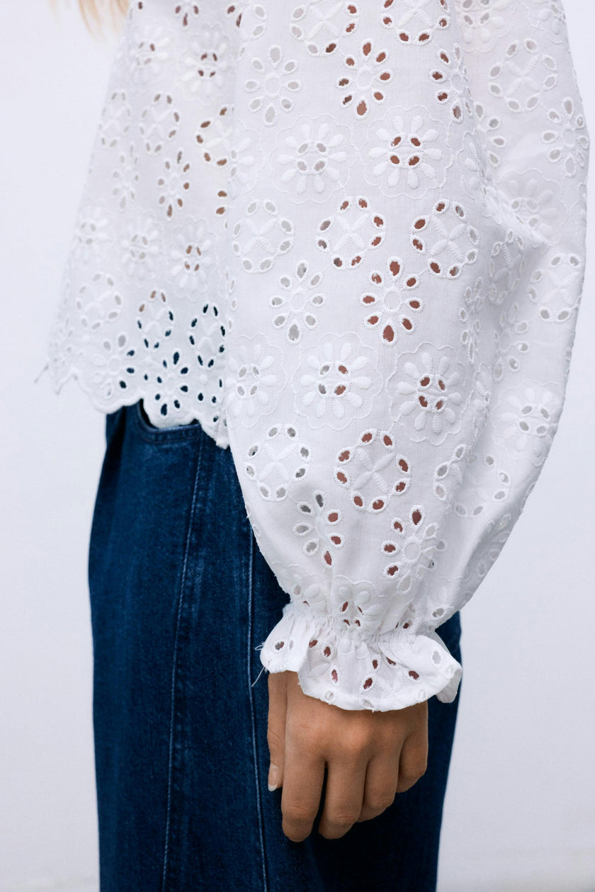 Sakura Woman Blouse Pure Cloud