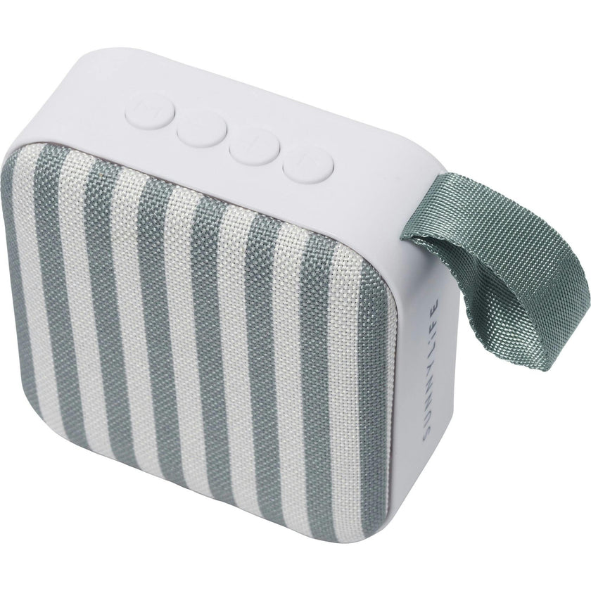 Sunnylife: Portable Travel Speaker - The Vacay Olive Stripe
