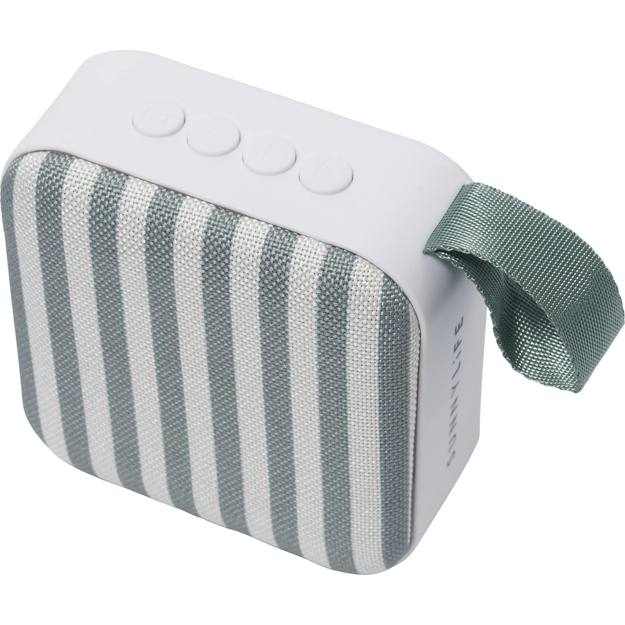 Sunnylife: Portable Travel Speaker - The Vacay Olive Stripe