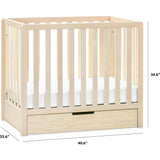 Colby 4-in-1 Convertible Mini Crib With Trundle