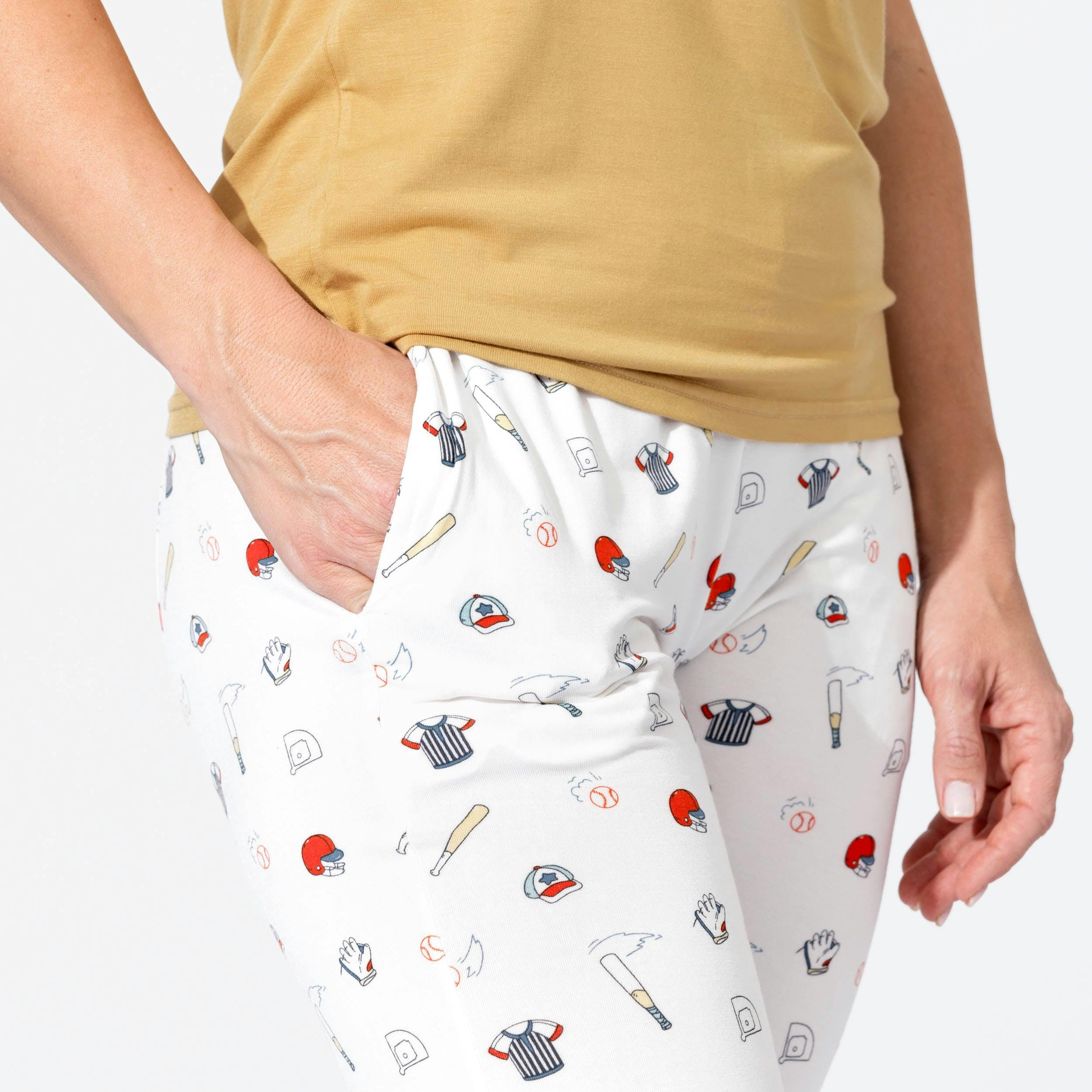 Baseball Bamboo Women's Pajama Set