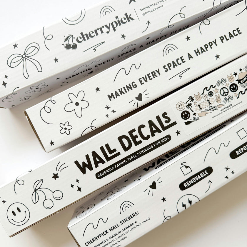 Peel & Stick Fabric Wall Stickers