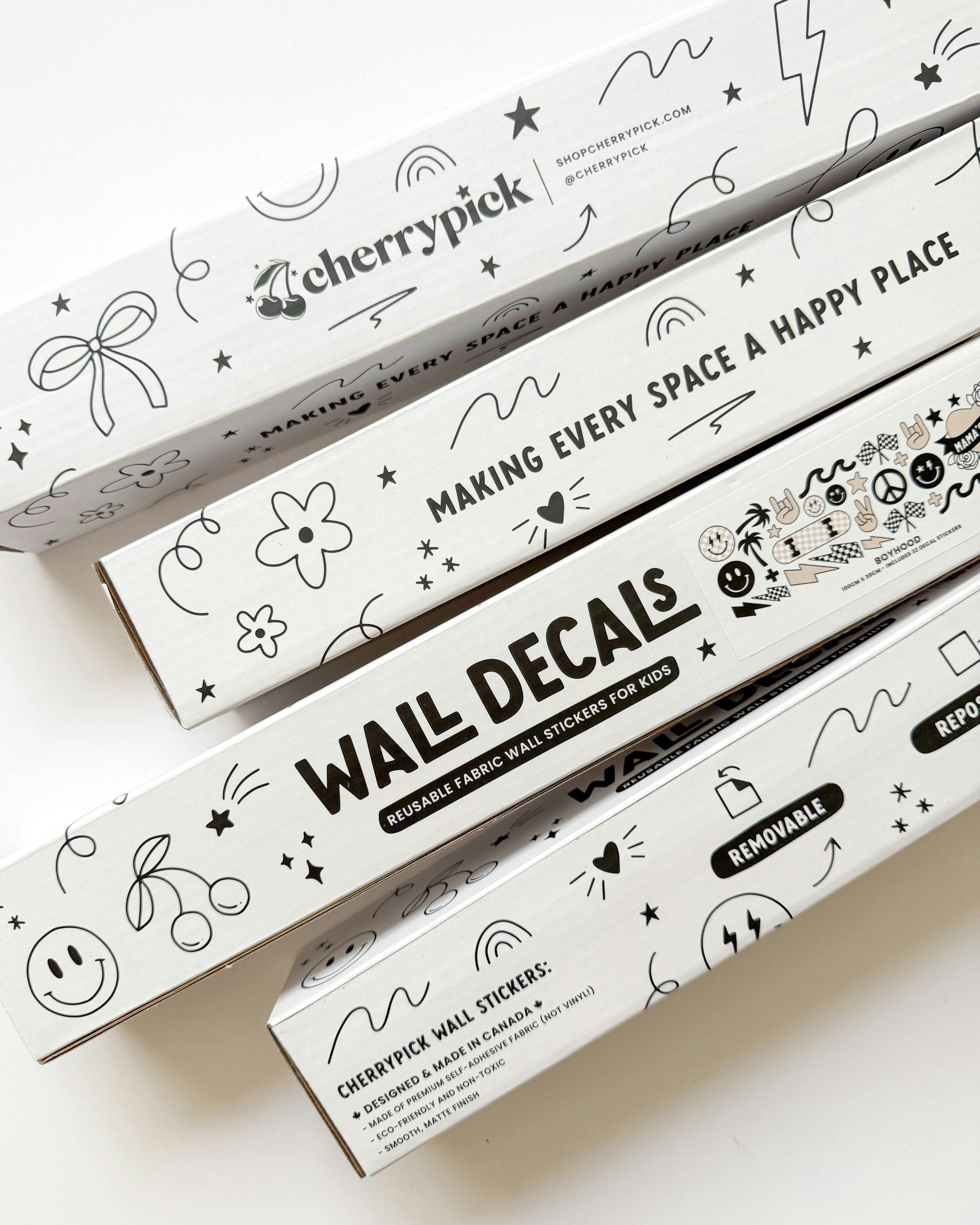 Peel & Stick Fabric Wall Stickers