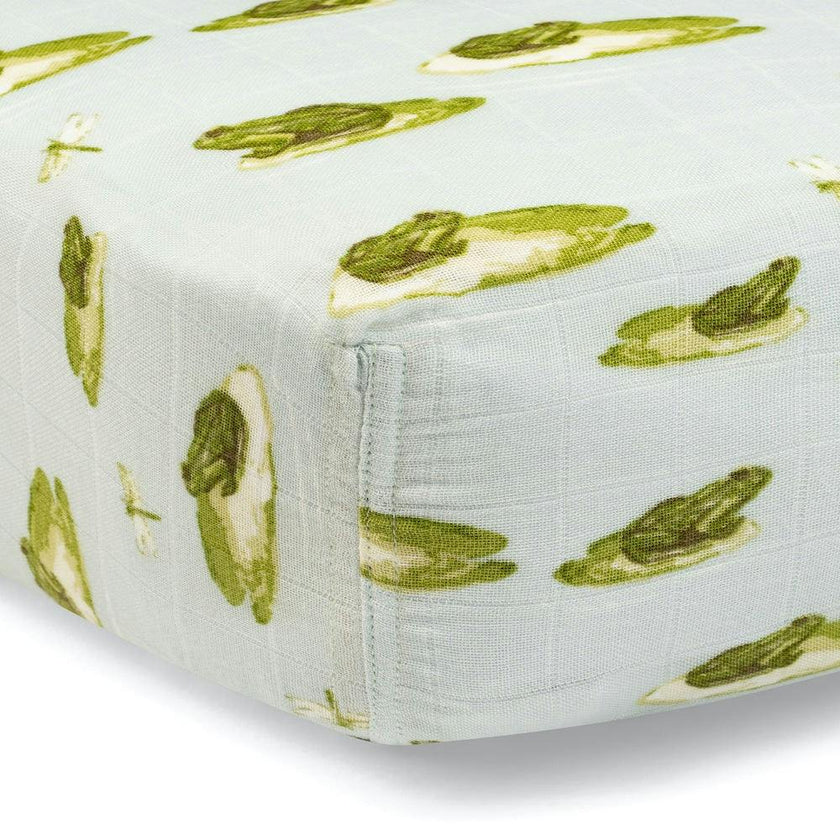 Leapfrog Bamboo Muslin Fitted Crib Sheet