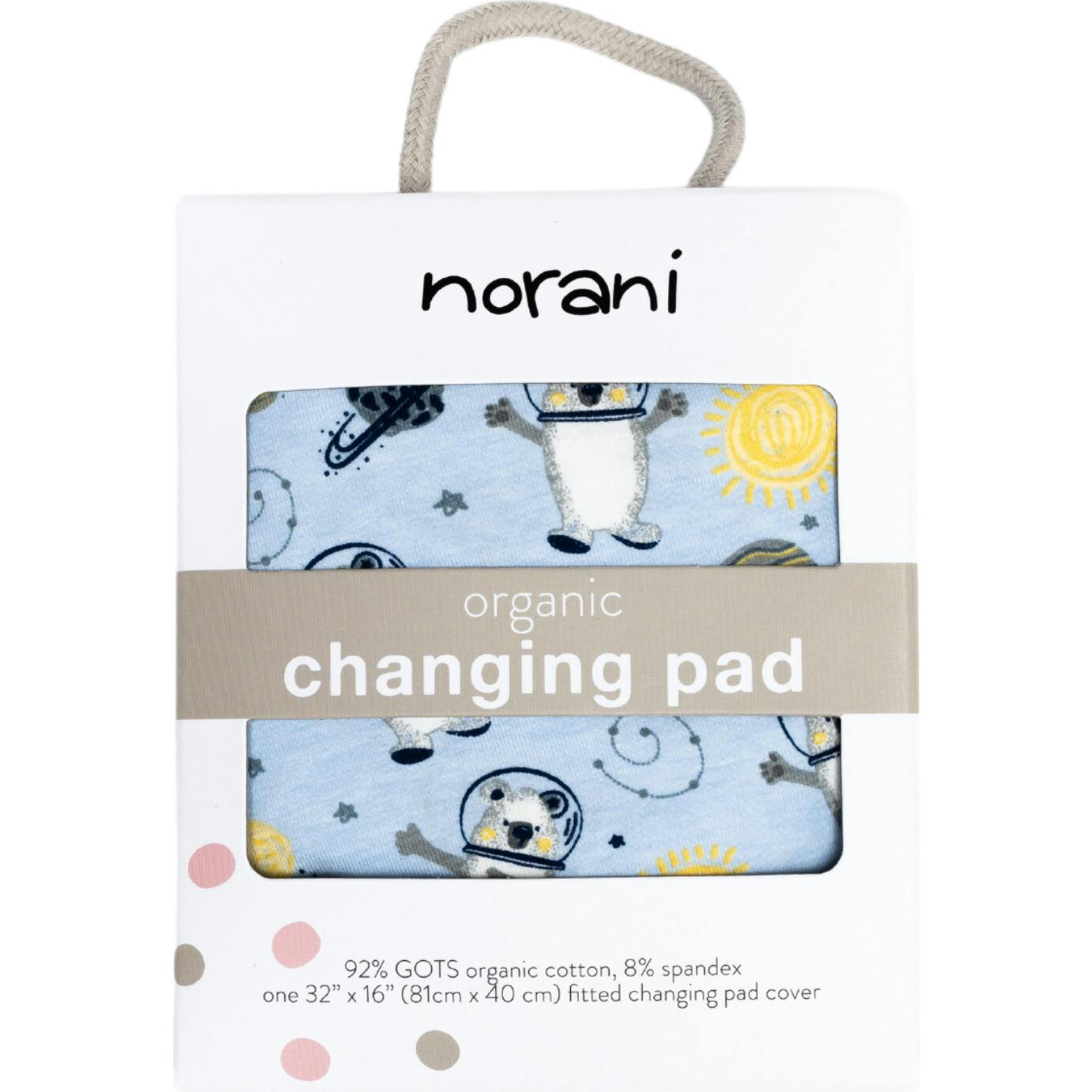 Print Organic Changing Pad Cover