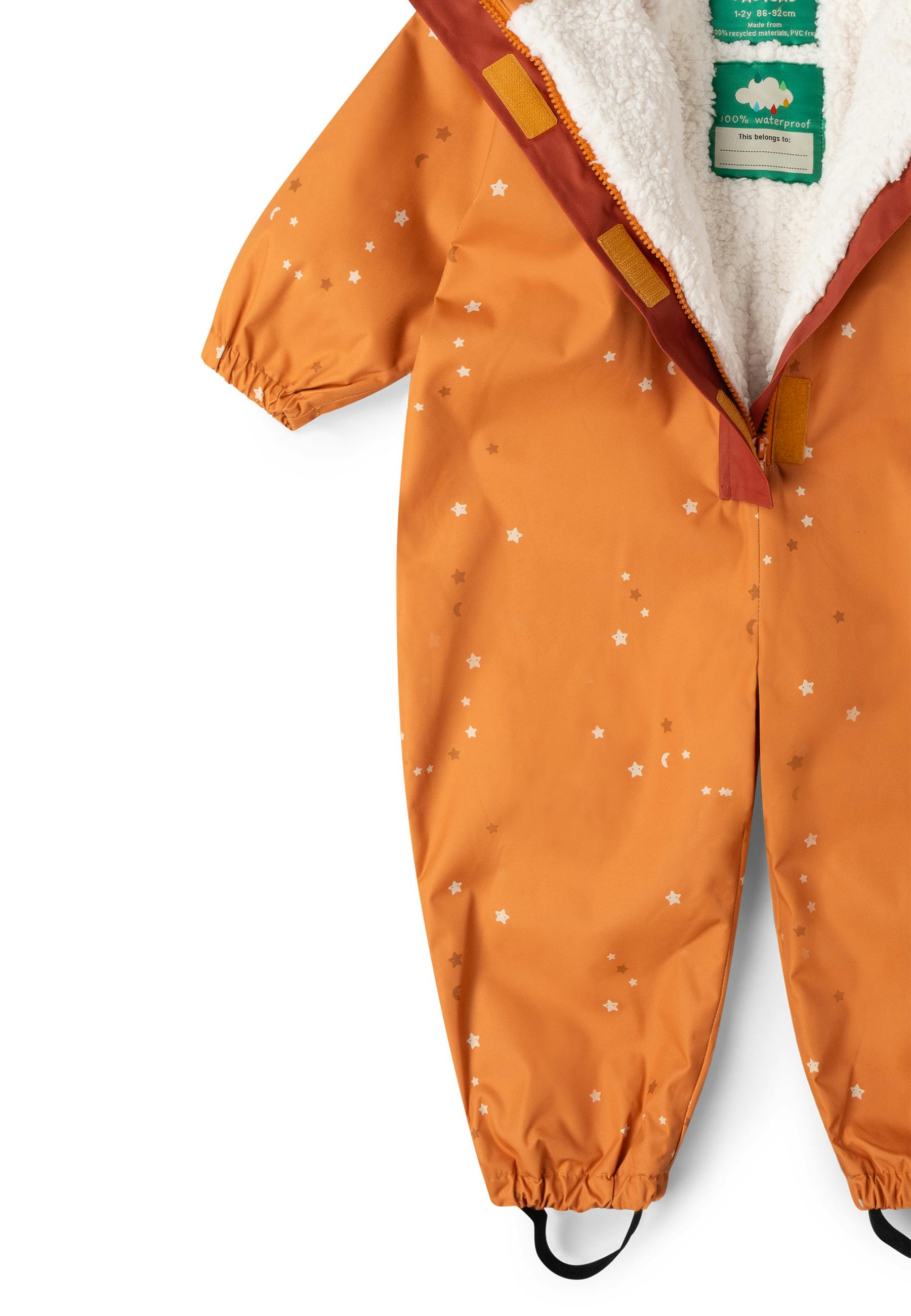 Gold Stars Recycled Waterproof Winter Suit, Gold