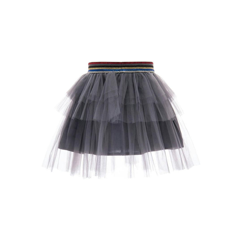 Grey Mini Tutu Skirt