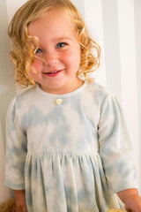 Tie-dye Dress in Baby Blue