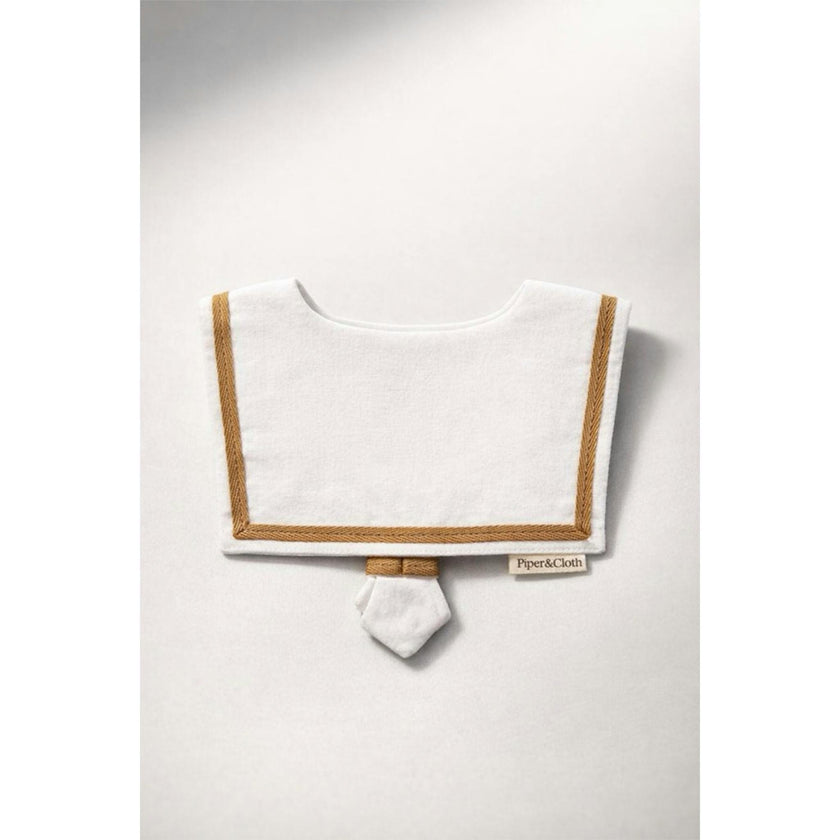 Sailor Style Collar-Milk
