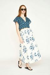Verona Skirt in Summer Fig