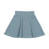Soft Ribbed A-Line Short Skirt