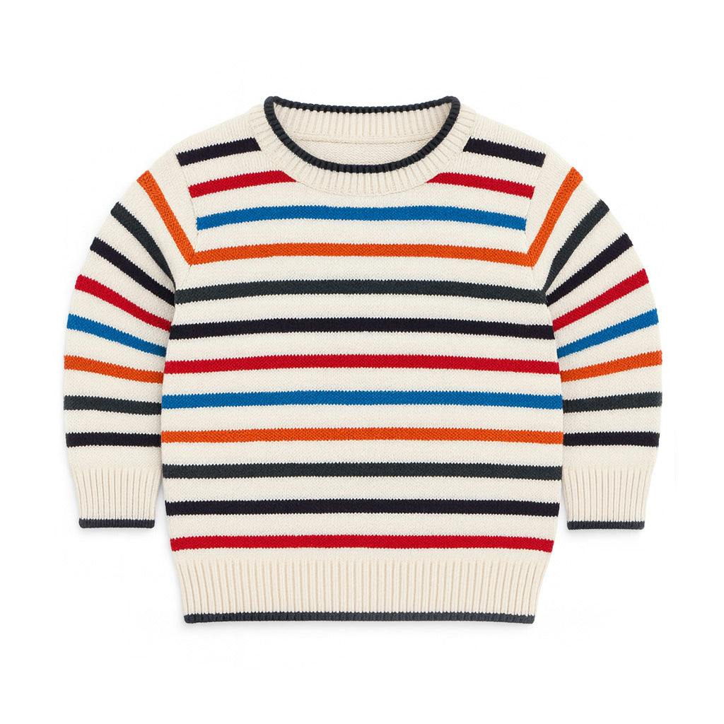 Sweater With Raised Stripes