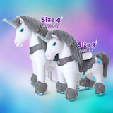 Model Y® Unicorn Ride-On Toy Age 3–4 – Grey