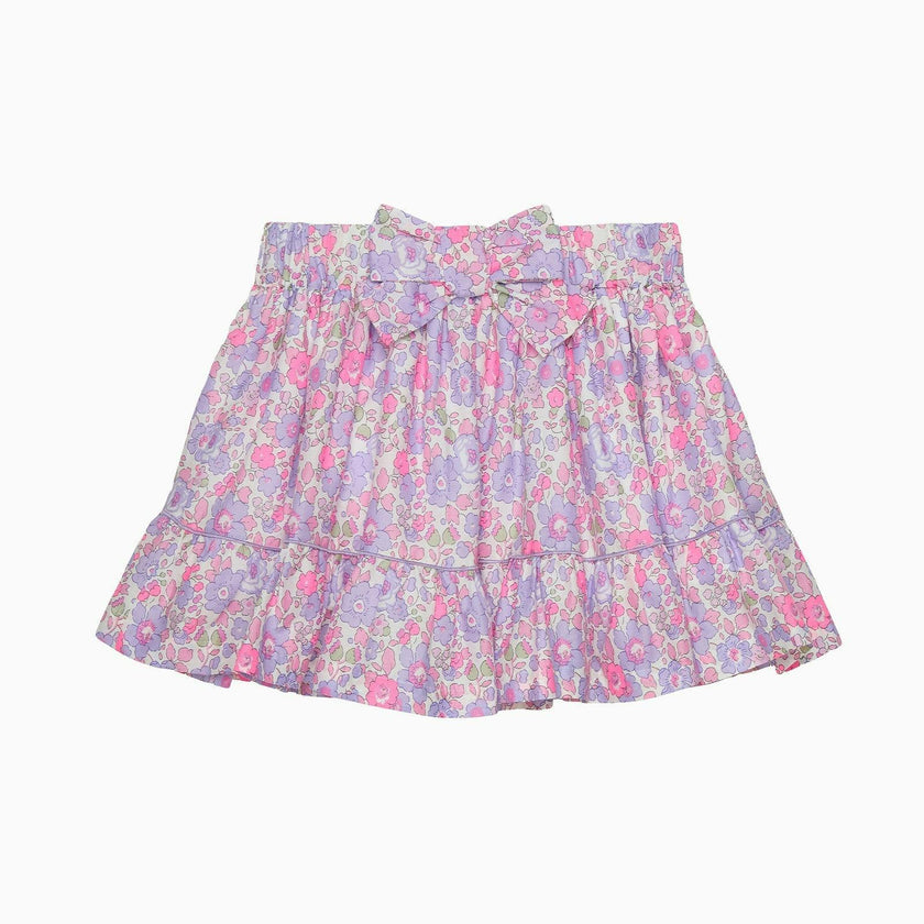 Betsy Bow Tiered Skirt in Lilac Betsy