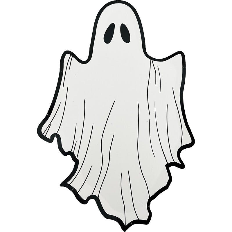 Ghost Dessert Plates
